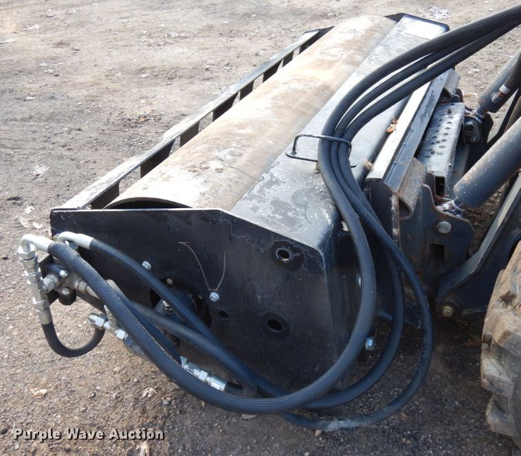 image for item KK9778 Wolverine  73"W skid steer smooth drum vibratory roller