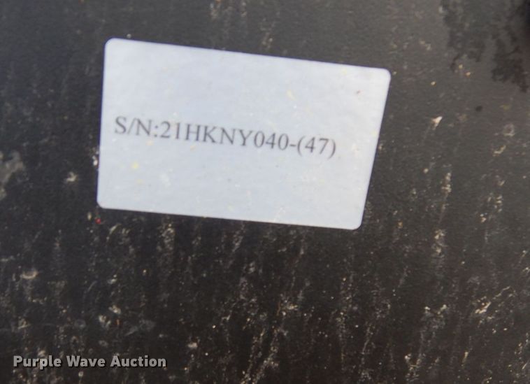 image for item KK9778 Wolverine  73"W skid steer smooth drum vibratory roller