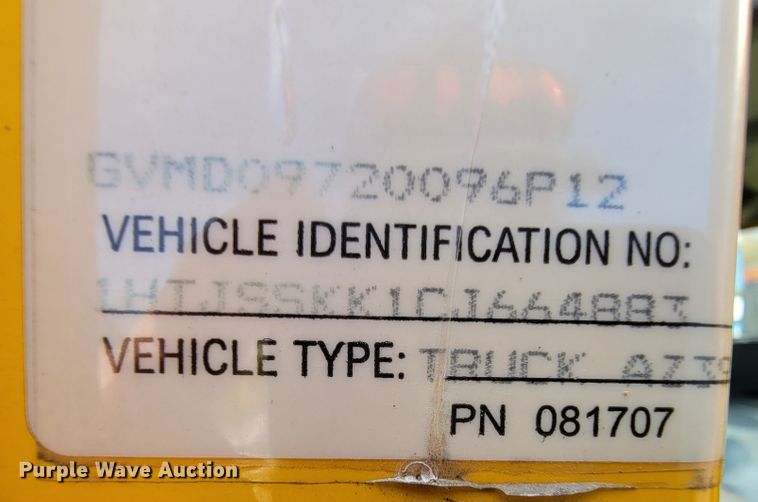 image for item KQ9133 2012 International TerraStar  box truck