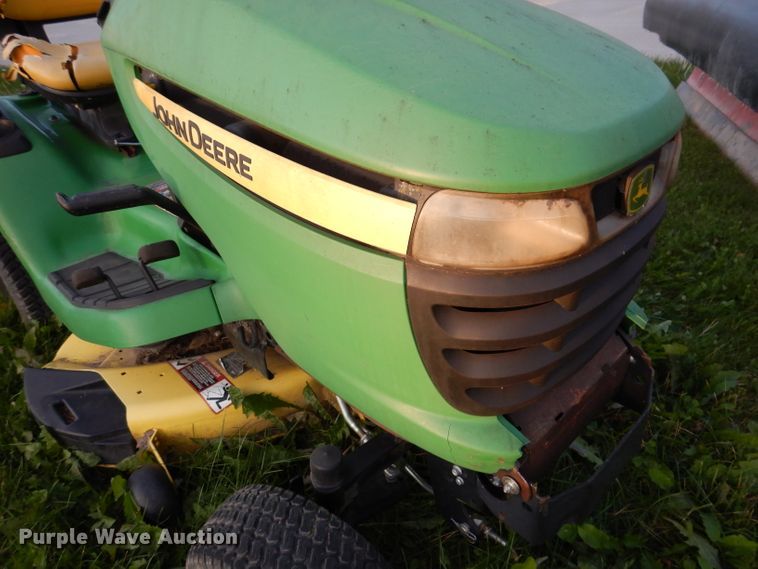 image for item KY9616 2010 John Deere X300  lawn mower