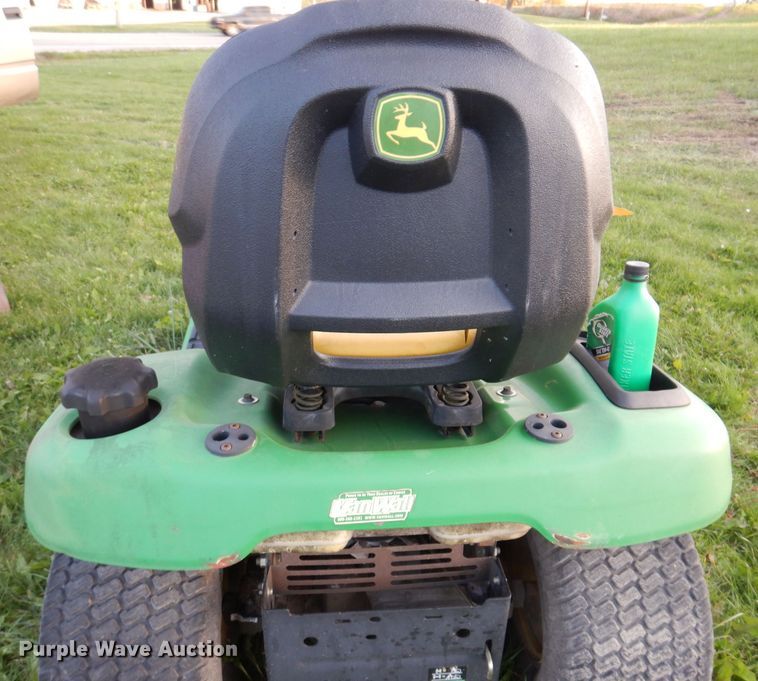 image for item KY9616 2010 John Deere X300  lawn mower
