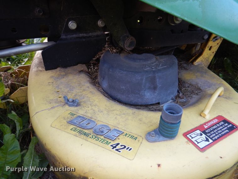 image for item KY9616 2010 John Deere X300  lawn mower