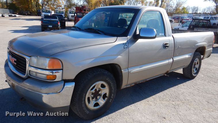image for item KY9654 2001 GMC Sierra 1500  pickup truck