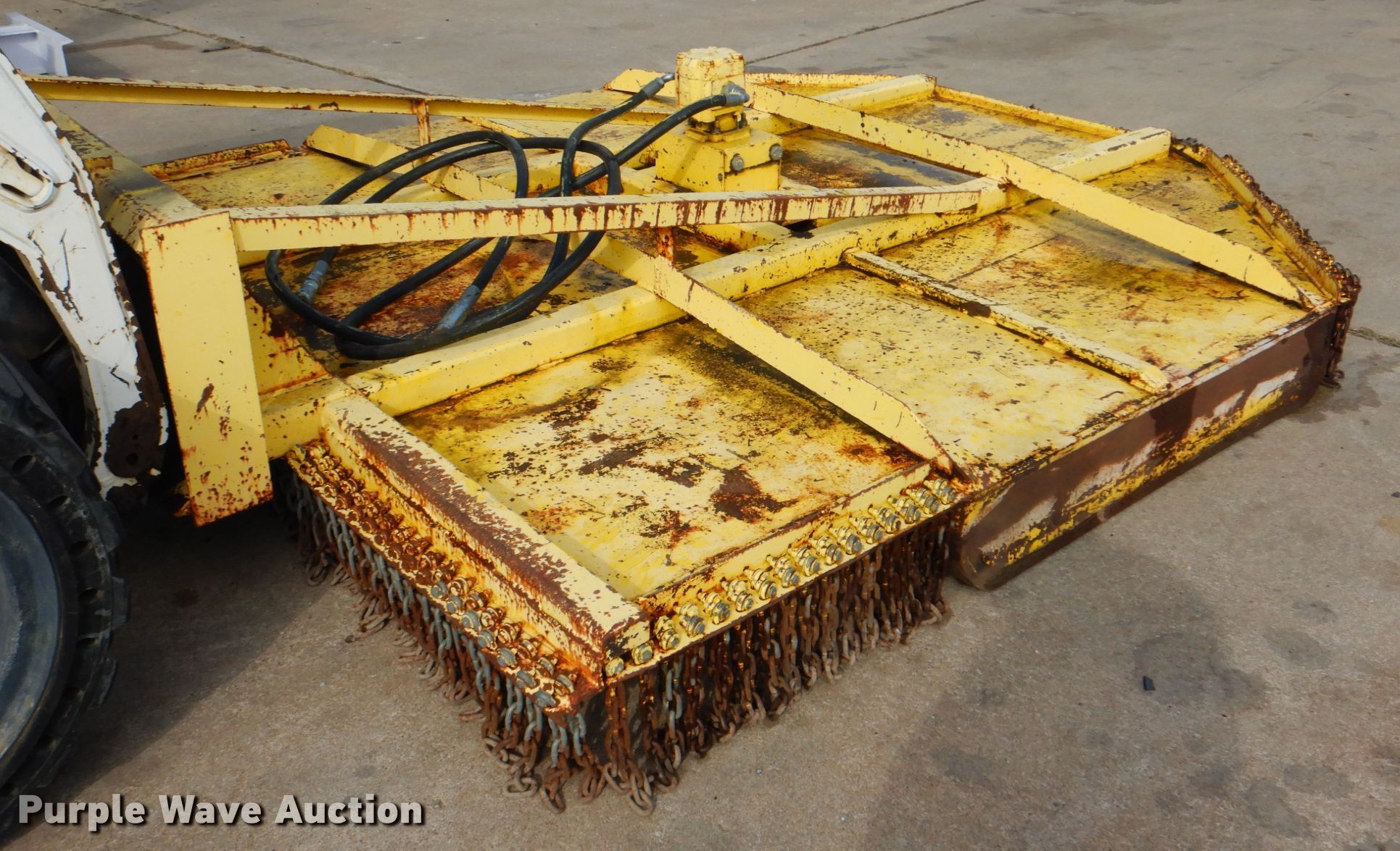 100"W skid steer rotary mower in Tulsa, OK Item ID9147 sold Purple Wave