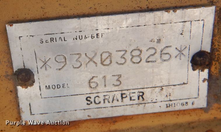 image for item DA5480 1999 Caterpillar 613C  elevating scraper