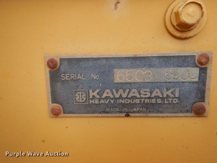 image for item DA5481 2001 Kawasaki 65Z IV-2  wheel loader