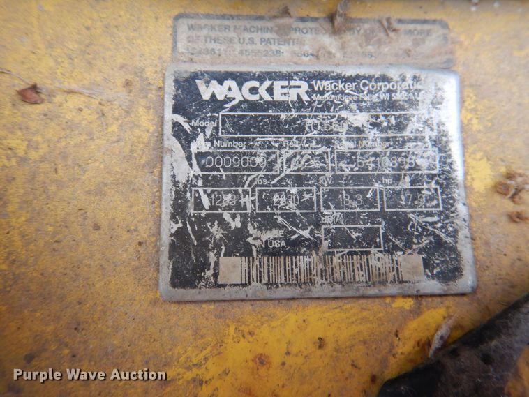 image for item DA5486 Wacker RT560  trench compactor