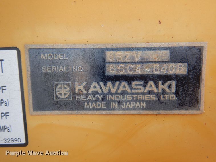 image for item DA5489 2006 Kawasaki 65ZV  wheel loader