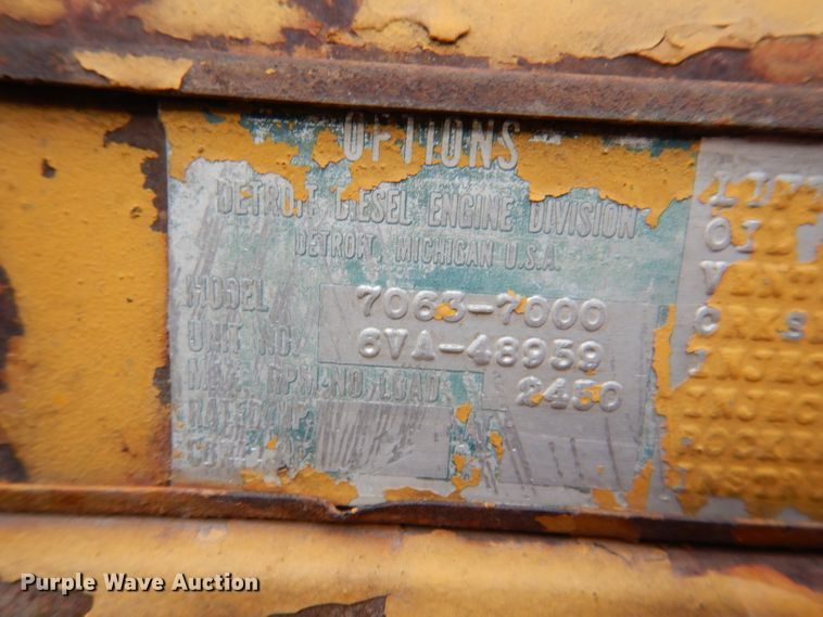 image for item DA7175 1968 Michigan 125A  wheel loader