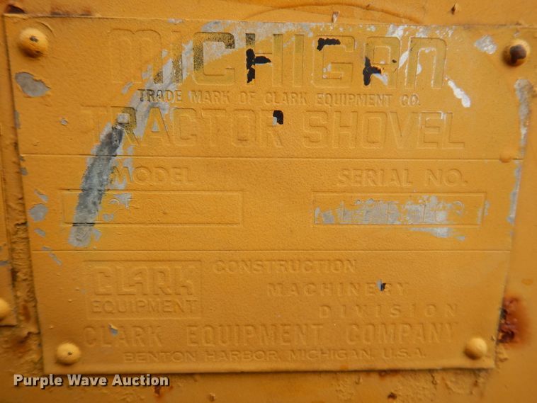 image for item DA7175 1968 Michigan 125A  wheel loader