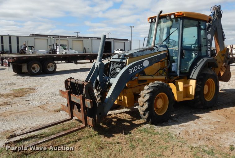 image for item DF0287 2012 John Deere 310SJ  backhoe