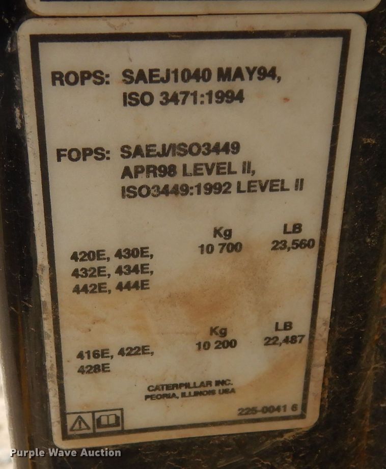 image for item DF0309 2006 Caterpillar 420E IT  backhoe