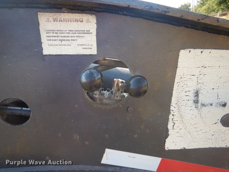 image for item DG1842 2003 Fontaine Specialized TB50-NGP  lowboy equipment trailer