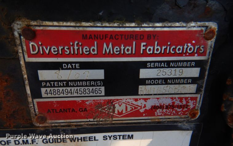 image for item DH8002 2007 DMF RW-1650  railgear hi-rail system