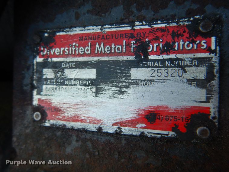 image for item DH8002 2007 DMF RW-1650  railgear hi-rail system