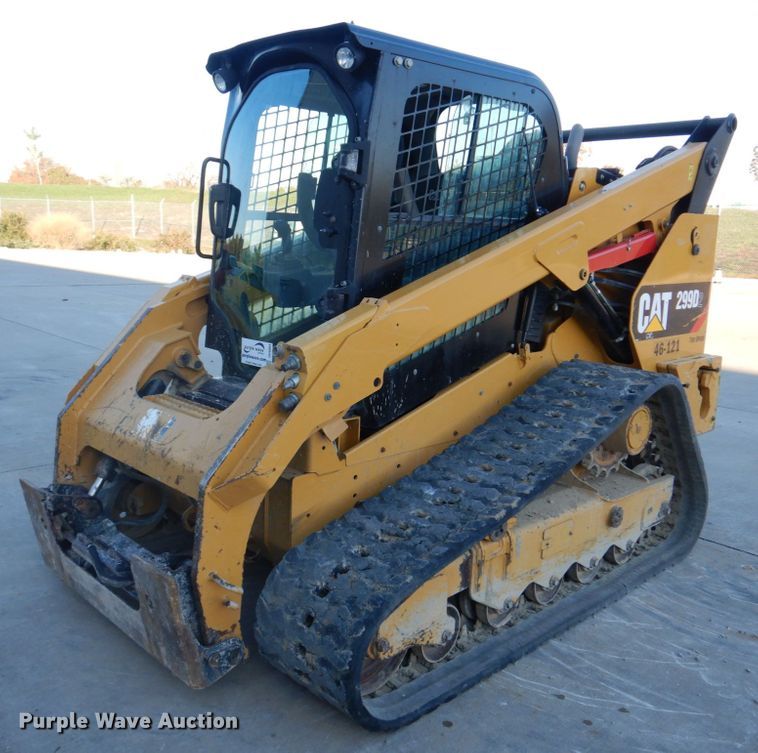 image for item DH8004 2017 Caterpillar 299D2  tracked skid steer loader