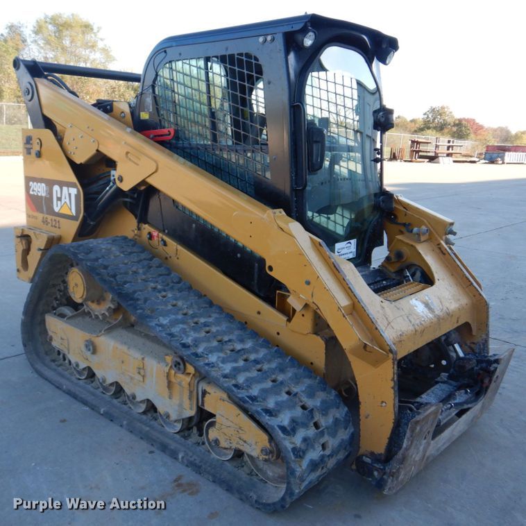 image for item DH8004 2017 Caterpillar 299D2  tracked skid steer loader