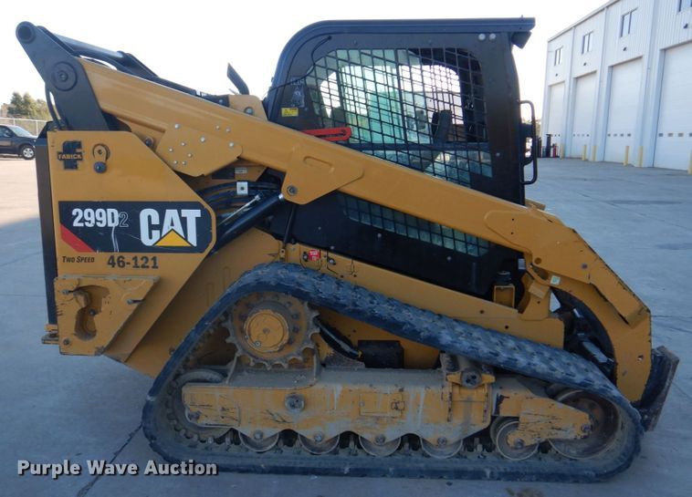 image for item DH8004 2017 Caterpillar 299D2  tracked skid steer loader