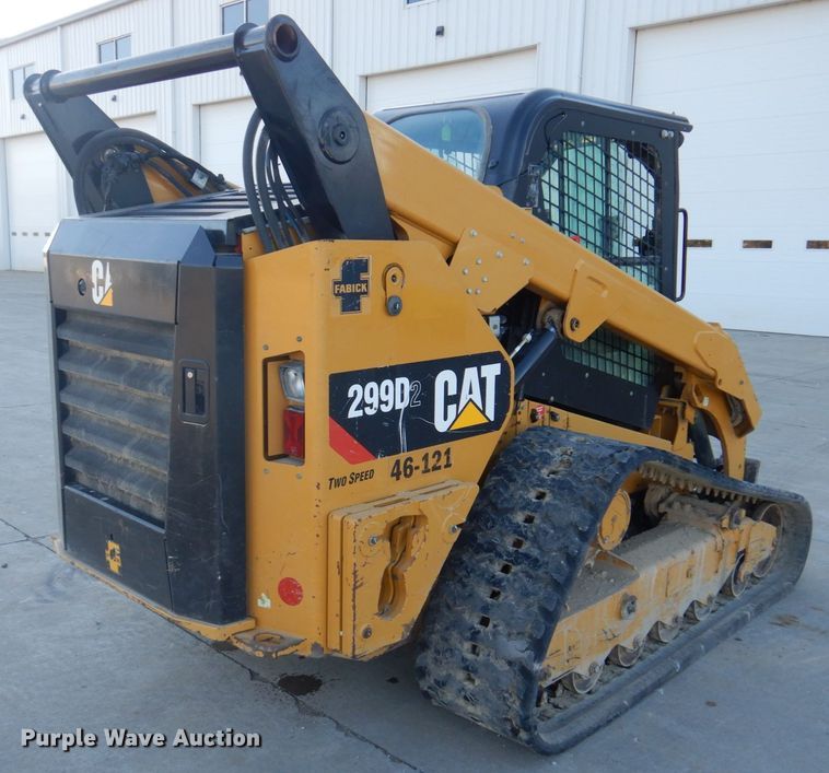 image for item DH8004 2017 Caterpillar 299D2  tracked skid steer loader