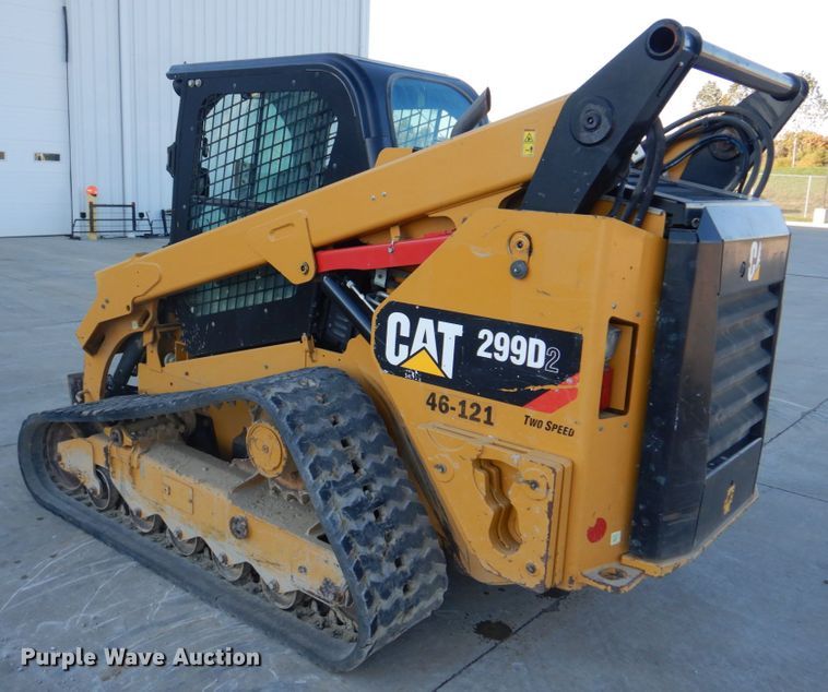 image for item DH8004 2017 Caterpillar 299D2  tracked skid steer loader