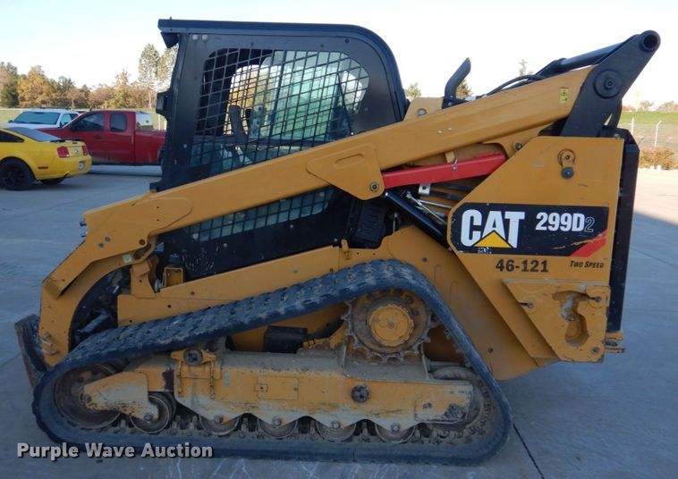 image for item DH8004 2017 Caterpillar 299D2  tracked skid steer loader