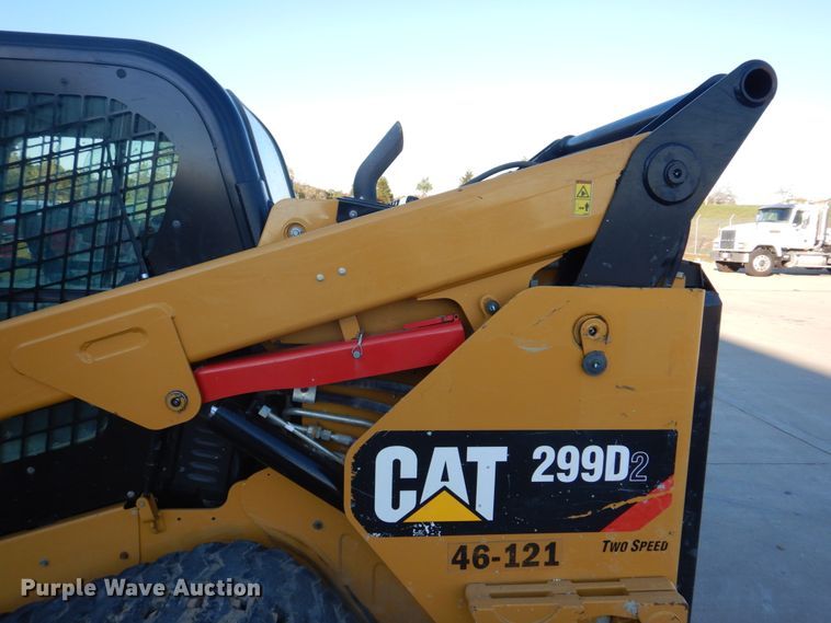 image for item DH8004 2017 Caterpillar 299D2  tracked skid steer loader