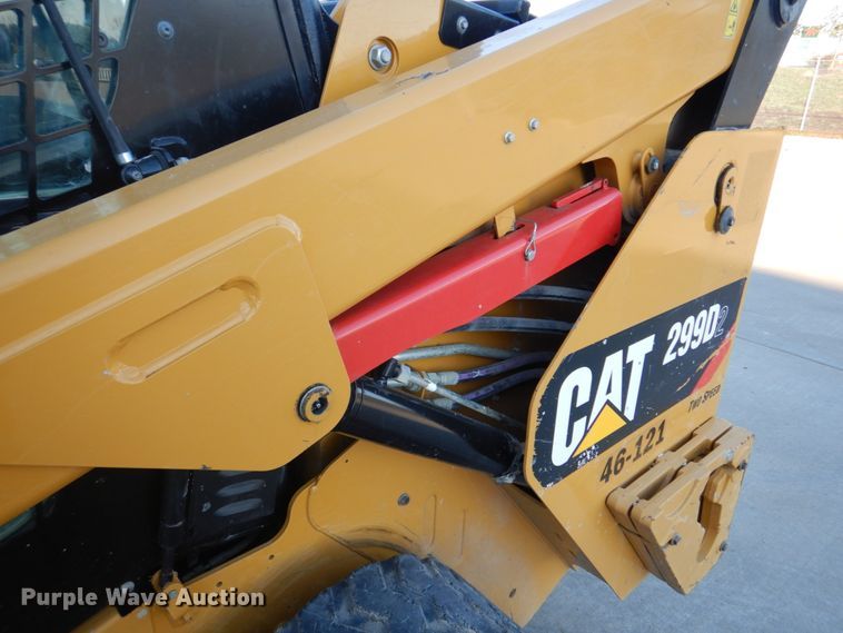 image for item DH8004 2017 Caterpillar 299D2  tracked skid steer loader