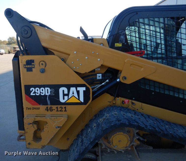 image for item DH8004 2017 Caterpillar 299D2  tracked skid steer loader