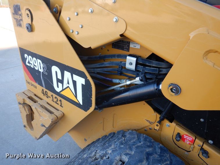 image for item DH8004 2017 Caterpillar 299D2  tracked skid steer loader