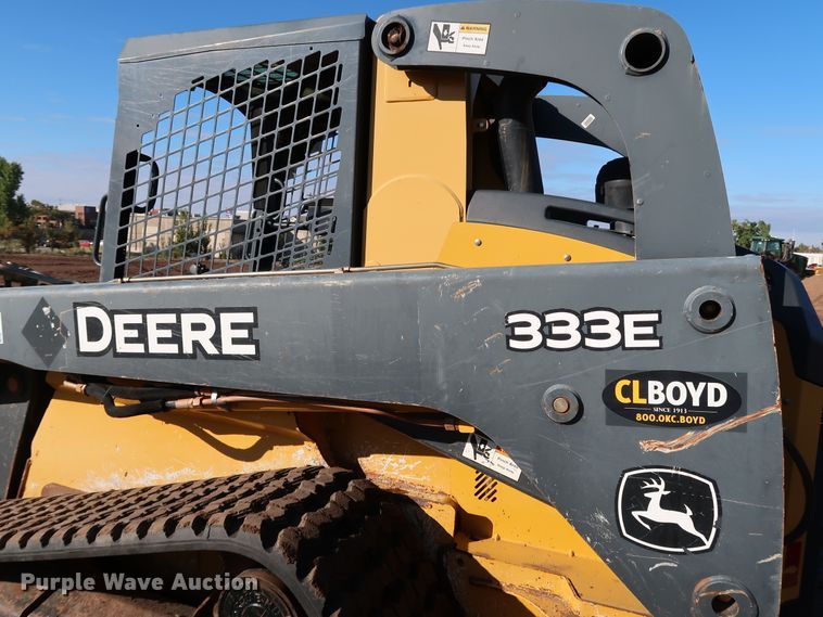 image for item DJ2417 2013 John Deere 333E  tracked skid steer loader