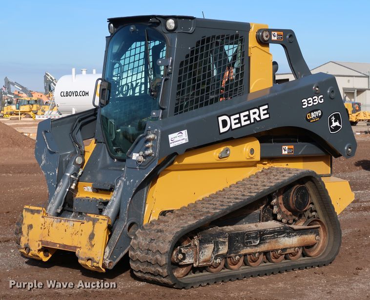 image for item DJ2418 2017 John Deere 333G  tracked skid steer loader