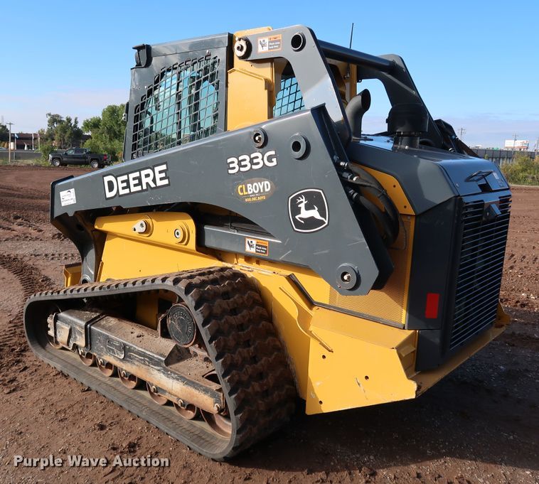 image for item DJ2418 2017 John Deere 333G  tracked skid steer loader