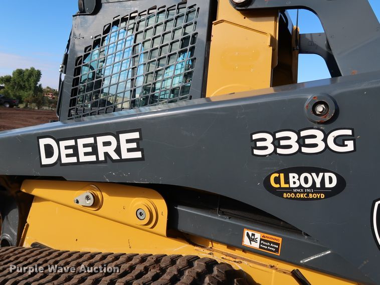 image for item DJ2418 2017 John Deere 333G  tracked skid steer loader