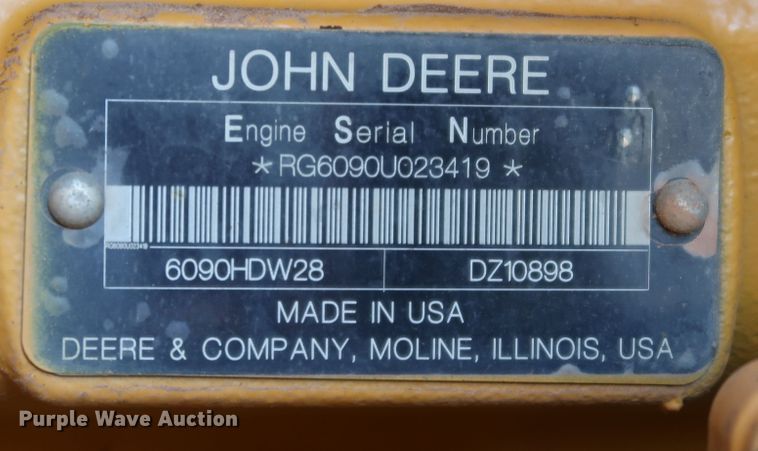image for item DJ2420 2016 John Deere 672G  motor grader