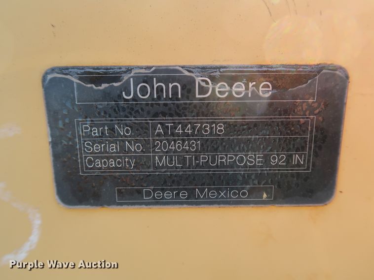 image for item DJ2428 John Deere AT447318 four-in-one bucket