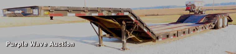 image for item DJ7428 1995 Cottrell CS-14L  double drop deck equipment trailer