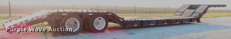 image for item DJ7428 1995 Cottrell CS-14L  double drop deck equipment trailer