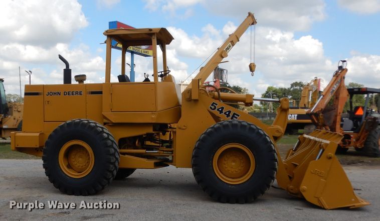 image for item DJ7441 1989 John Deere 544E  wheel loader