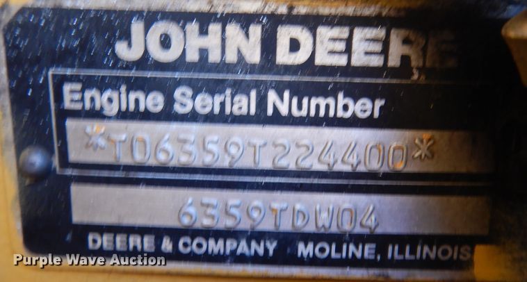 image for item DJ7441 1989 John Deere 544E  wheel loader