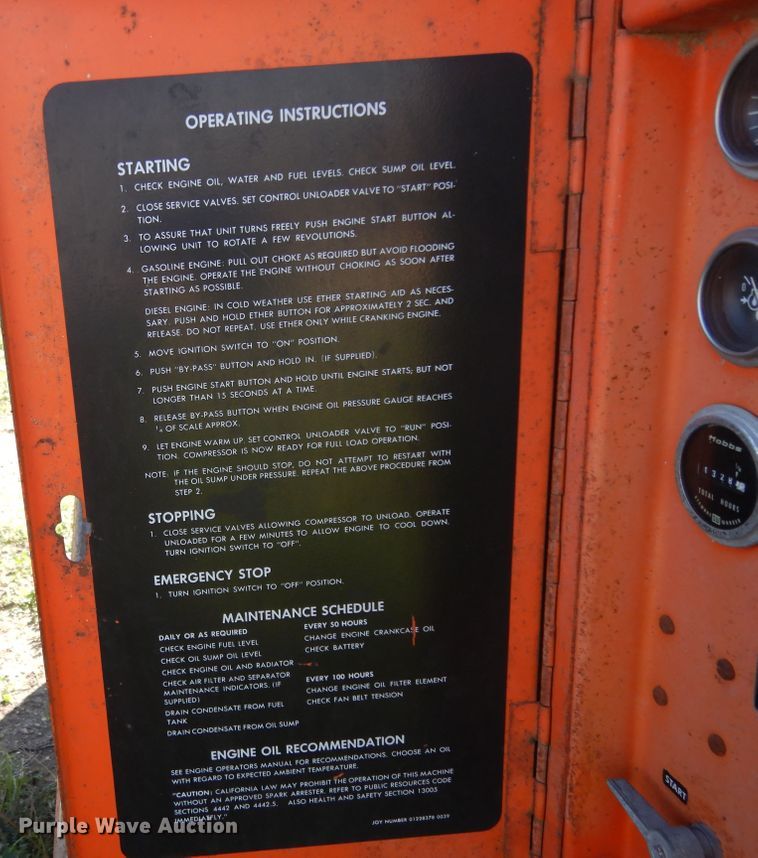 image for item DJ7446 Joy D185QP  air compressor