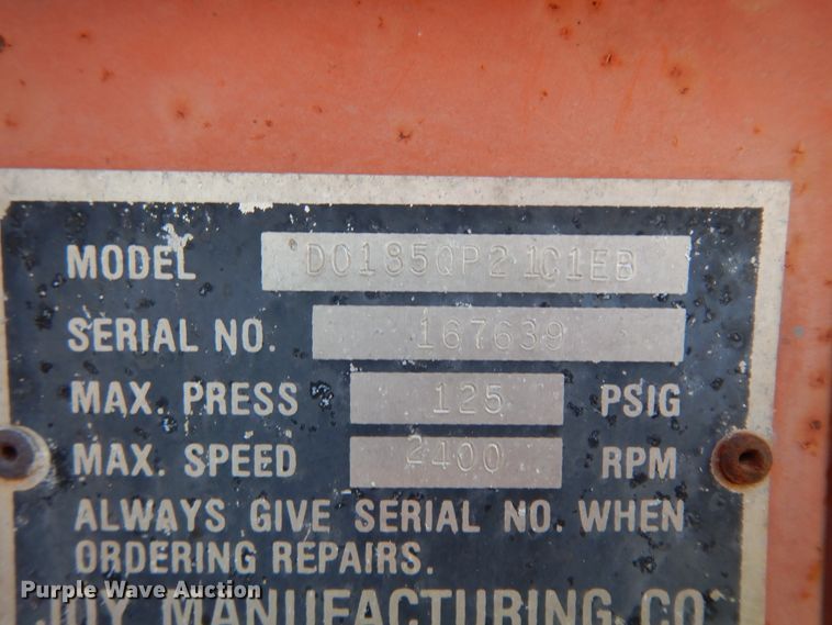 image for item DJ7446 Joy D185QP  air compressor