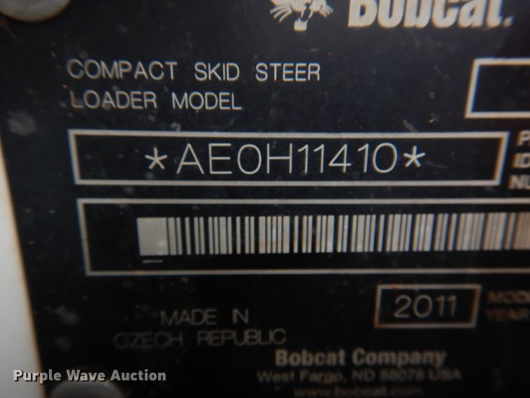 image for item DJ7532 2011 Bobcat T110  tracked skid steer loader