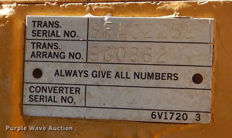 image for item DJ8880 1992 Caterpillar 613C  elevating scraper