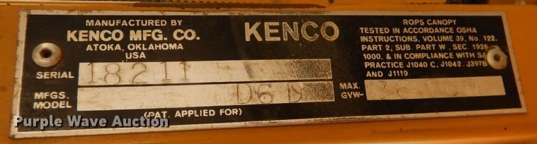 image for item DJ8882 1984 Caterpillar D6D  dozer