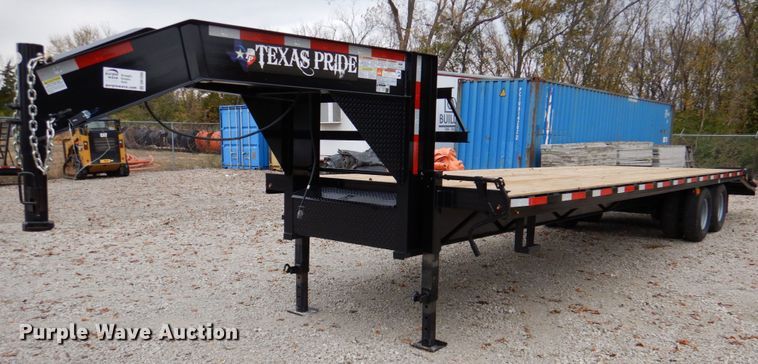 image for item DK1266 2021 Texas Pride FT827521KGN  equipment trailer