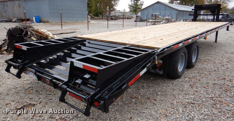 image for item DK1266 2021 Texas Pride FT827521KGN  equipment trailer