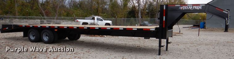 image for item DK1266 2021 Texas Pride FT827521KGN  equipment trailer