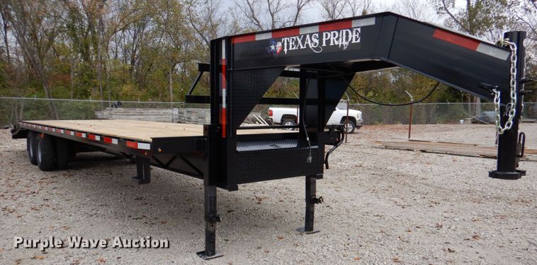 image for item DK1266 2021 Texas Pride FT827521KGN  equipment trailer