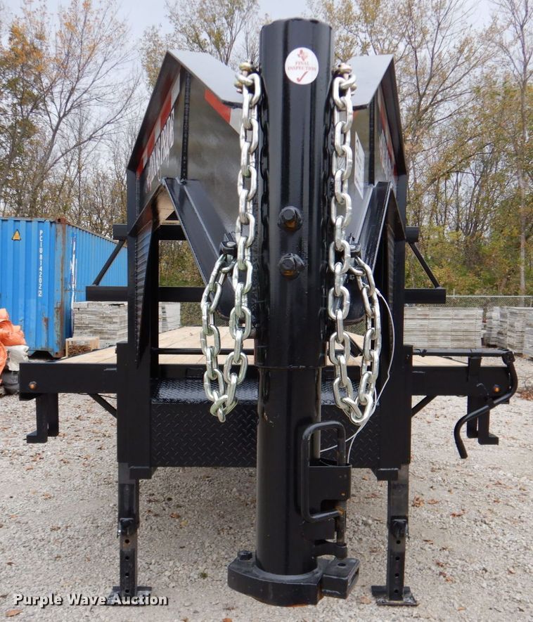 image for item DK1266 2021 Texas Pride FT827521KGN  equipment trailer