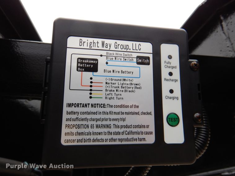 image for item DK1266 2021 Texas Pride FT827521KGN  equipment trailer